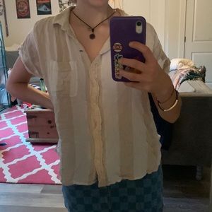 light and breezy button up